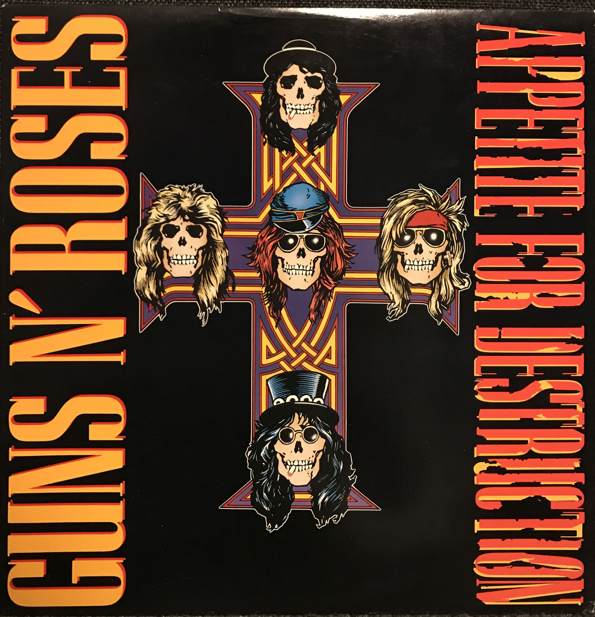 Cover image for album 'appetite for destruction"